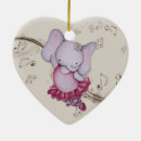 Search for pink elephant christmas tree decorations Girly