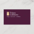 Search for cabinetry business cards Construction