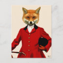 Search for fox vintage postcards Animal portrait