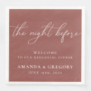 Search for dinner wedding napkins Calligraphy