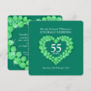 Search for 55 year anniversary invitations Emerald