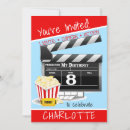 Search for cinema party invitations Clapboard