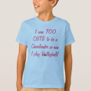 Search for volleyball kids tshirts Cute