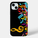 Search for colourful music notes iphone cases Treble clef