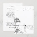 Search for footprints in the sand cards Coastal
