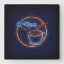 Search for neon lights clocks Illustration