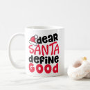 Search for define good mugs Santa