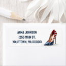Search for high heel shoe return address labels Fashion