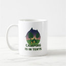 Search for camping is in tents mugs Funny