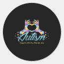 Search for autism puzzle ribbon stickers Autism spectrum disorder