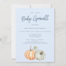 Search for pumpkin baby sprinkle invitations Fall