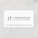 Search for computer engineer business cards Software developer