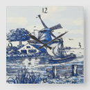 Search for vintage windmill clocks Dutch