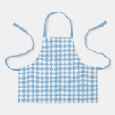 Search for blue diamond pattern aprons Chequered