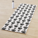 Search for cats animal yoga mats Black and white
