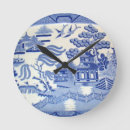 Search for white and blue kitchen clocks Pattern