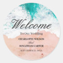 Search for coastal wedding stickers Seaside