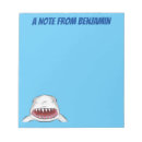 Search for shark notepads Great white shark