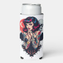 Search for dark gothic can coolers Skull