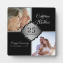 Search for 50th wedding anniversary plaques Black