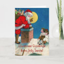 Search for victorian children christmas cards Santa