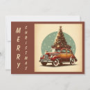 Search for classic car christmas cards Retro
