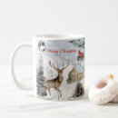 Search for snowy mugs Red cardinal