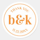 Search for autumn thank you wedding stickers Modern
