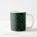 Search for circuit board pattern mugs Green