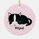 Search for black cat christmas tree decorations Cats