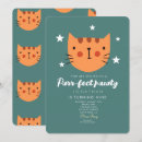 Search for orange cat invitations Kitty