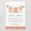 Search for gingham thank you cards Fall baby shower