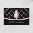 Search for home baker business cards Cake designer