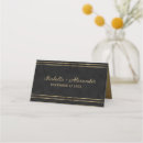Search for black and gold place cards Classic