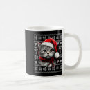 Search for funny cat for men mugs Christmas flash