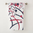 Search for red white and blue bath towels Stars