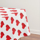 Search for red heart tablecloths Pattern