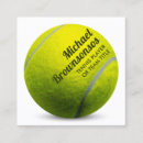 Search for tennis coach business cards Professional