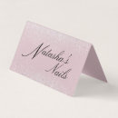 Search for folded business cards Girly