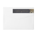 Search for black lace return address labels Elegant