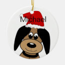 Search for cartoon dog christmas tree decorations Puppies