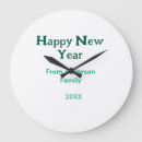 Search for happy new years clocks Calligraphy typography elegant