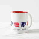 Search for usa text mugs Red white blue