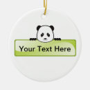 Search for panda bear christmas tree decorations cute