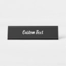 Search for template name plates Black and white