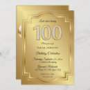 Search for 100th anniversary invitations Classy