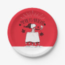 Search for snoopy plates Peanuts christmas celebration supplies
