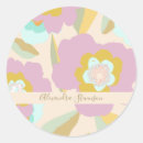Search for abstract flowers pattern stickers Nature