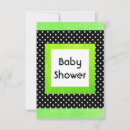 Search for lime green baby shower invitations Black