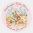 Search for girl owl baby shower stickers Woodland